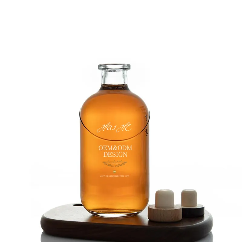 Round Cork Mouth Sweet Wine Glass Bottle Round Cork Mouth Sweet Wine Glass Bottle