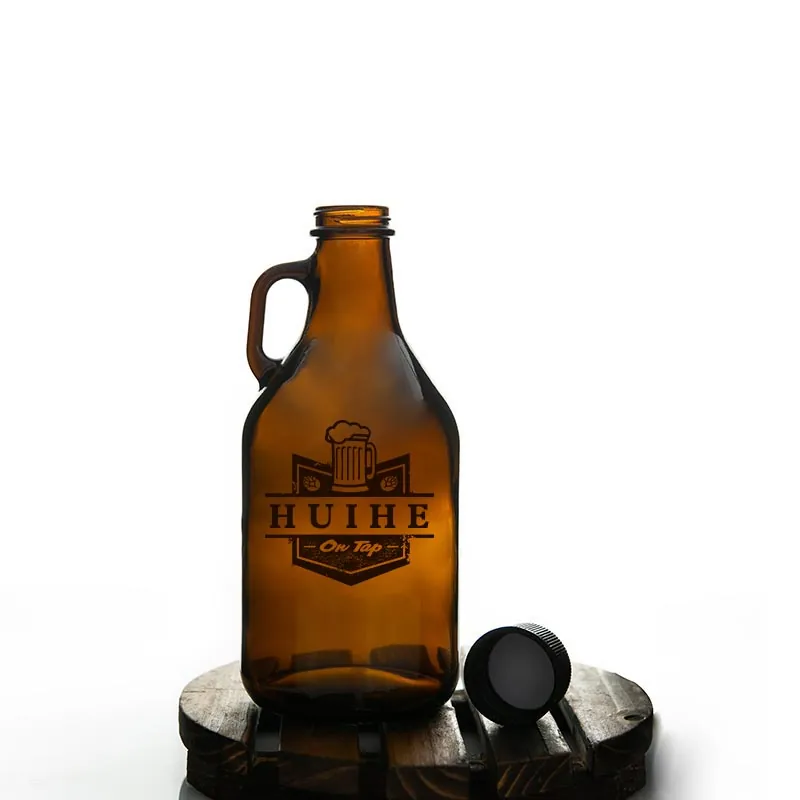 1000ml Amber Brewing Beer Gallon Glass Growler 1000ml Amber Brewing Beer Gallon Glass Growler